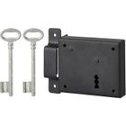 Serrure en applique Thirard - Gauche - Niveau de sécurité 3 - A clé - Noir