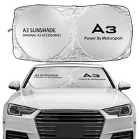 For A3 -Pare soleil de voiture pour Audi A3 8P 8V A4 B8 B6 A6 C6 C5 A5 Q2 Q3 Q5 Q7 Q8 TTS TT, accessoires Auto, réflecteur Anti UV
