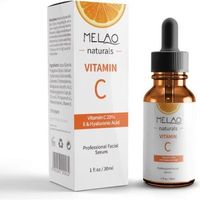 Serum naturel de vitamine C pour Visage Serum facial topique organique anti-age, 20% Vitamine C + E 30ML