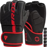 Gants MMA RDX, boxe combat gant pour le grappling, gants de Muay Thai pour le sparring, gants de combat en cage, rouge