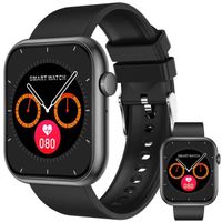 Montre Connectée Homme Femme avec Appels Bluetooth, 2,0'' Smartwatch avec Sommeil Etanche IP68 Bracelet Smartwatch pour Android iOS
