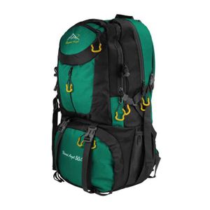Sac à Dos De Randonnée 50 Litres OcioDual - Imperméable Léger Multi-Poches Voyage Camping