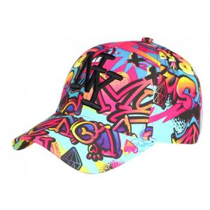Casquette Baseball NY Rouge Et Jaune - Streetwear, Taille Unique, Marque Hip Hop Honour, Style Rétro