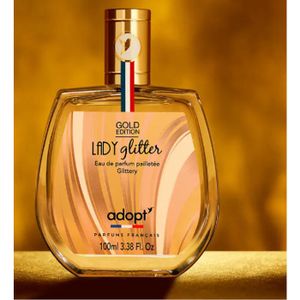 Parfum Femme ADOPT' Lady Glitter Gold - Eau De Parfum 30 Ml - Vaporisateur De Poche - Neuf