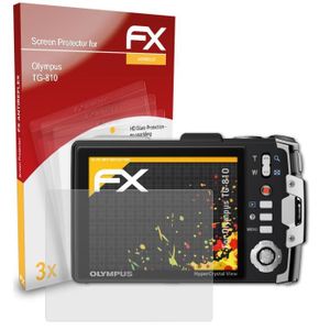 atFoliX Film Protection d'écran Compatible avec Olympus TG-6 Protecteur d'écran Ultra-Clair FX Écran Protecteur 3X 