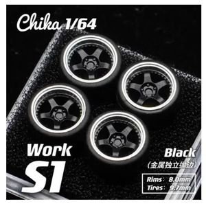ACCESSOIRE CIRCUIT S1 noir 9.7 mm - Pièces de modification faites à la main, pneus et roues, 1-64mm