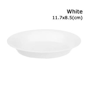 SOUCOUPE - PLATEAU Blanc-11,7x8,5cm - Bac d'égouttement en plastique 