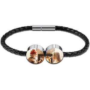 BRACELET - GOURMETTE Bracelets Personnalisés En Forme De Coeur Rond Bra