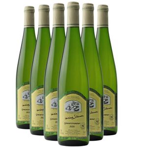 VIN BLANC Alsace Gewurztraminer Blanc 2020 - Lot de 6x75cl -