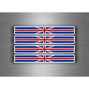 Autocollant Drapeau Anglais Coeur - Sticker A moi