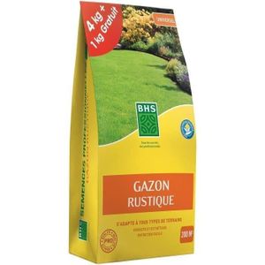 GAZON NATUREL BHS Gazon rustique engrais - 5 kg