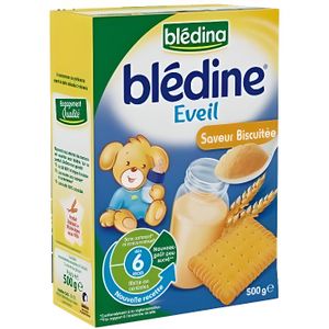 CÉRÉALES BÉBÉ BLEDINA Blédine Eveil Saveur Biscuitée - 500 g - D