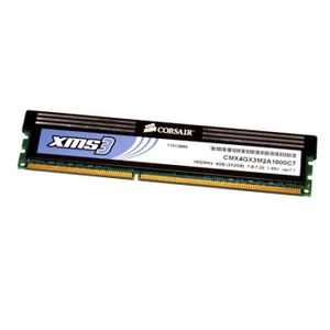 MÉMOIRE RAM 2Go RAM Corsair XMS3 CMX4GX3M2A1600C7 DDR3 PC3-128