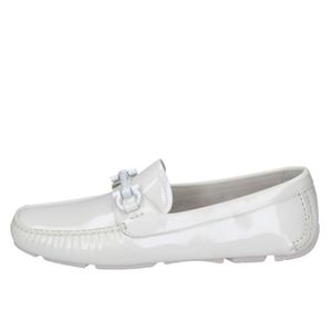 mocassin blanc