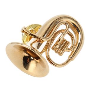 TUBA SALALIS Broche Miniature Tuba en Laiton pour Amoureux de la Musique