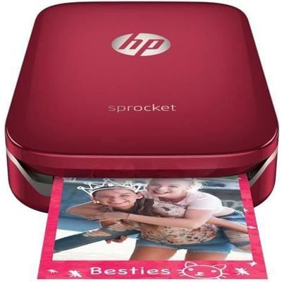 Imprimante Photo De Poche Hp Sprocket Rouge Impression