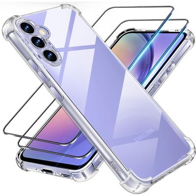 XINYEXIN Cover Antiurto Per Xiaomi Redmi Note 11 4G / 11S 4G – Custodia 360° Con Protezione Schermo Incorporata, Trasparente Blu Scuro