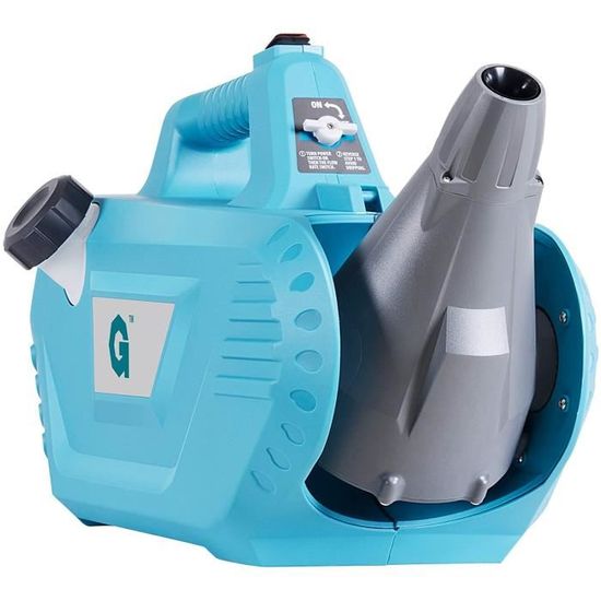 Brumisateur Désinfectant Portable à Une Touche - Atomisation Ultra-Fine Avec 6 Lampes Bleues - 300ml