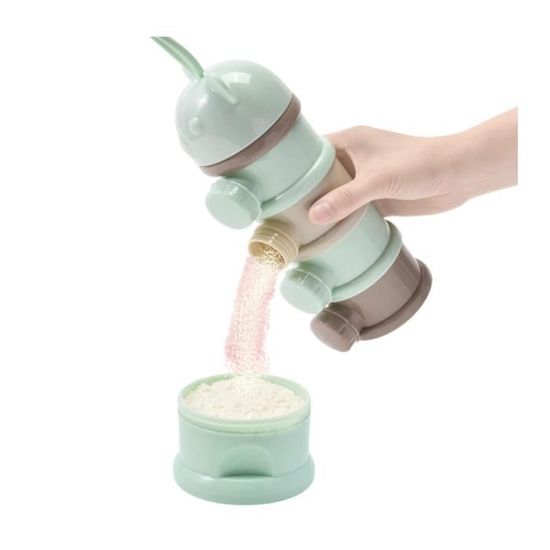 Doseur De Lait En Poudre Bébé – 3 Compartiments Empilables, Pratique Pour Voyages & Pique‑niques