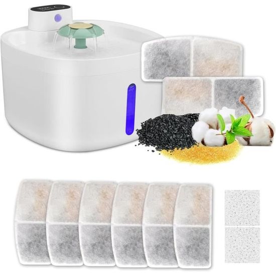 Lot De 6 Filtres à Eau Microdisc Brita Fill & Go - Compatible Bouteilles Filtrantes - Réduit PFAS Et Chlore