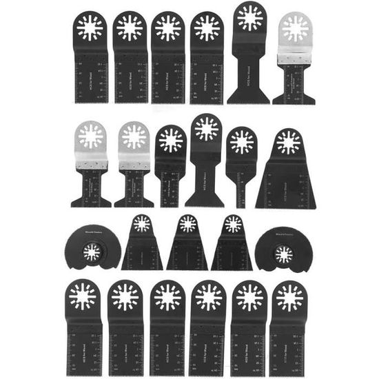 20 pièces HSS D6A Lames de scie oscillantes outil multifonction 20 pièces HSS D6A Lames de scie oscillantes outil multifonction