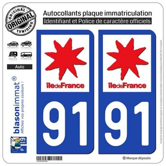 25 France Comté LogoType 2 Stickers autocollant plaque immatriculation 