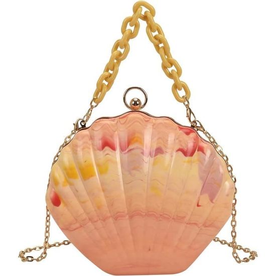 Pochette Élégante MEGAUK En Daim Avec Chaîne Amovible - Idéale Pour Mariage, Soirée Et Bal De Fin D'Année