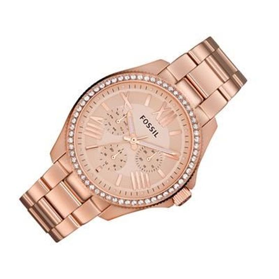 Fossil Cecile AM4483 Montre Femmes Rose, Or rose, - Achat/vente montre -  Cdiscount