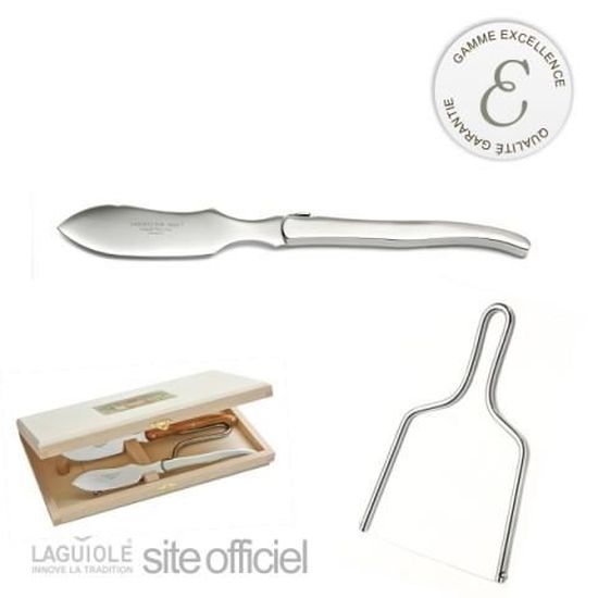 Laguiole Evolution Coffret de service à Foie Gras - Collection Acidulé