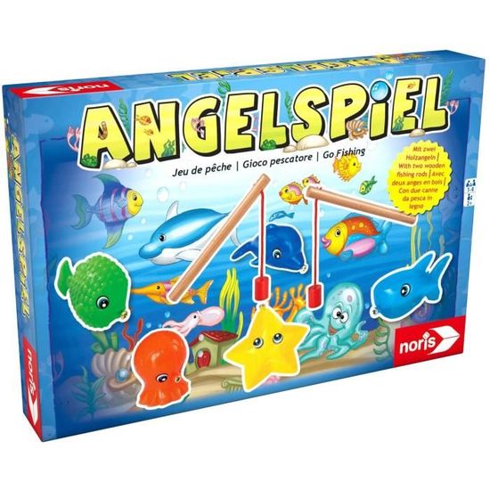Jeu De Pêche Magnétique En Bois - 13 Pièces, Pour Enfants Dès 2 Ans - Développe Motricité Et Concentration