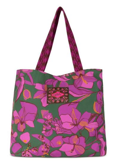 Sac à Dos Oilily Forrest Green, Vert Foncé/rose, Pour Ordinateur, Neuf