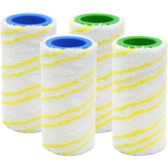 Rulli Di Ricambio Per Kärcher FC7 FC5 FC3D FC3 (Giallo) (4