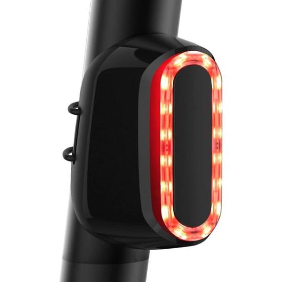 Feu Avant/Arrière Pour Vélo à Induction Magnétique - Étanche IPX5, Montage Sur Rayons - Neuf