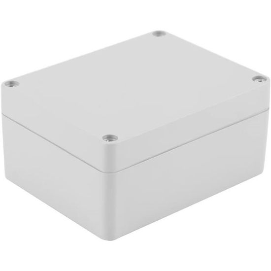 Boîte De Jonction Externe En Plastique, 200×120×75mm ABS Etanche La Poussiere Ip65 Boitier De Derivation Boitier De Projet Electrique Universel Pour Une Utilisation Exterieur Avec Accessoires