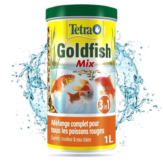 Alimentation Tetra Pond Gold Mix 10 litres pour… - Cdiscount