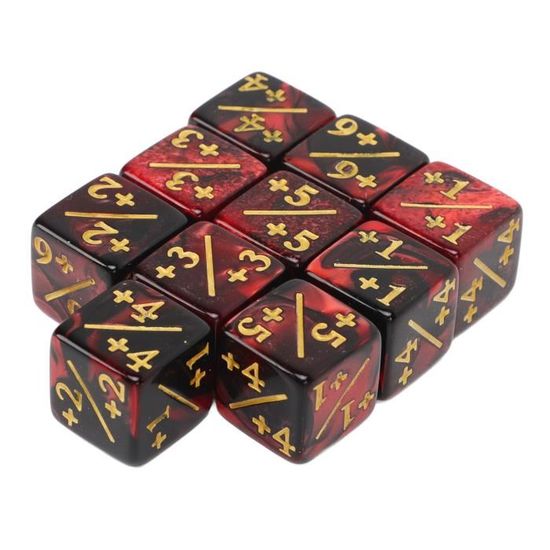 Lot De 10 Dés En Bois à 6 Faces - Coins Arrondis, Environ 2cm - Pour Jeux De Société, Maths, Décoration
