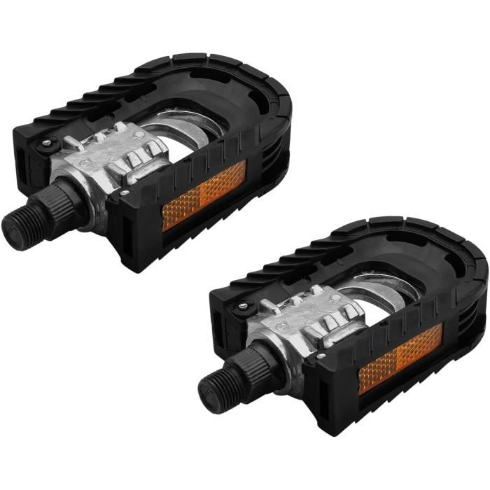 Paire De Pédales Plateforme Vélo Alu 9/16 - BMX, VTT, Enduro - 105x99mm (neuves)