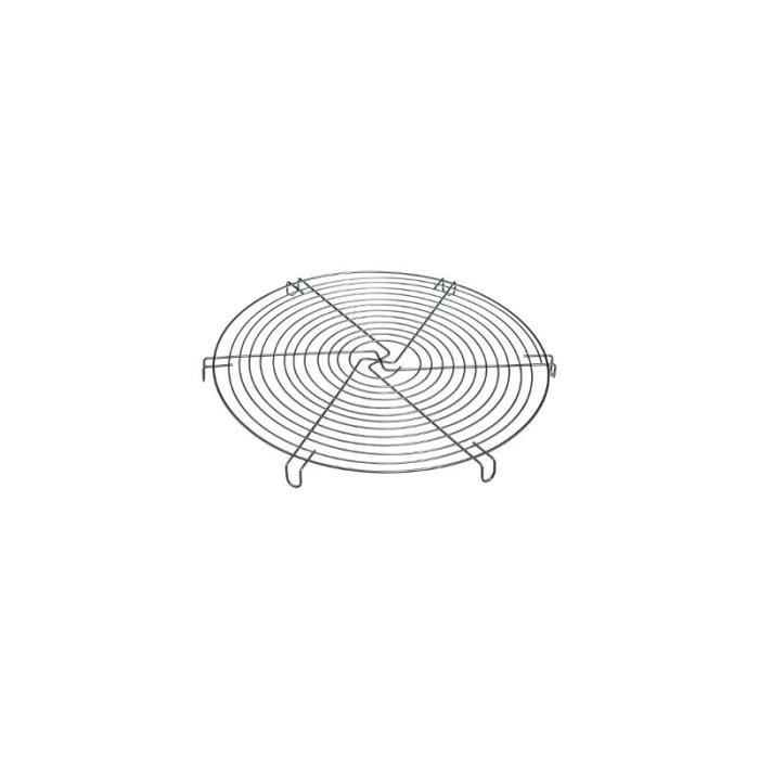 Volette à pâtisserie - D 32 x H 1,8 cm - Acier chromé Argenté