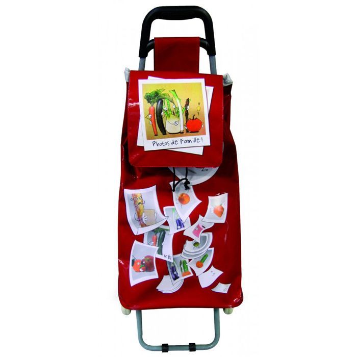 Chariot de courses Fun - Rouge