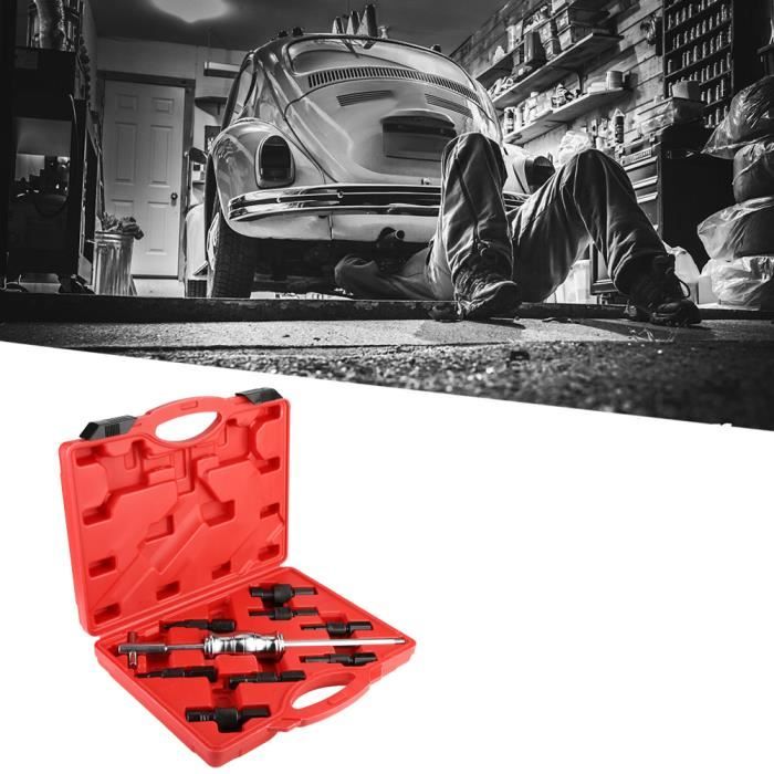 9pcs Ensemble D'extraction D'extracteur de roulement intérieur et marteau à glissière pour tous les véhicules -SIE
