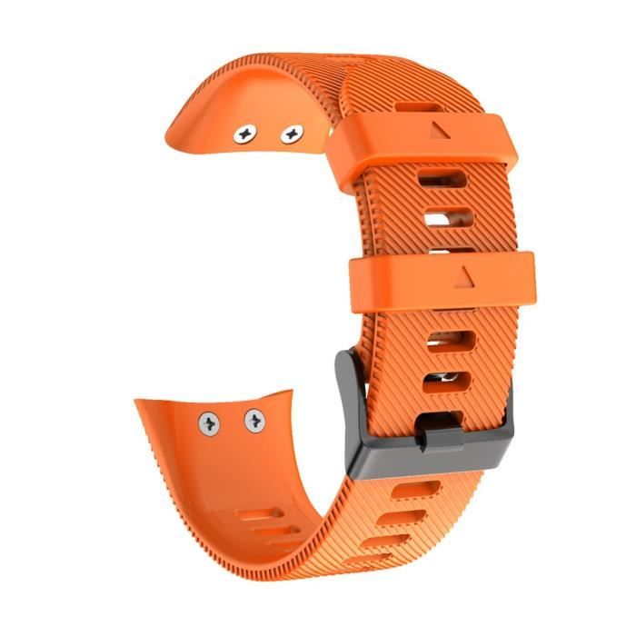 Bracelet de montre de rechange en silicone souple de sport pour Garmin Forerunner 45S FQQ90910105OR_jenny