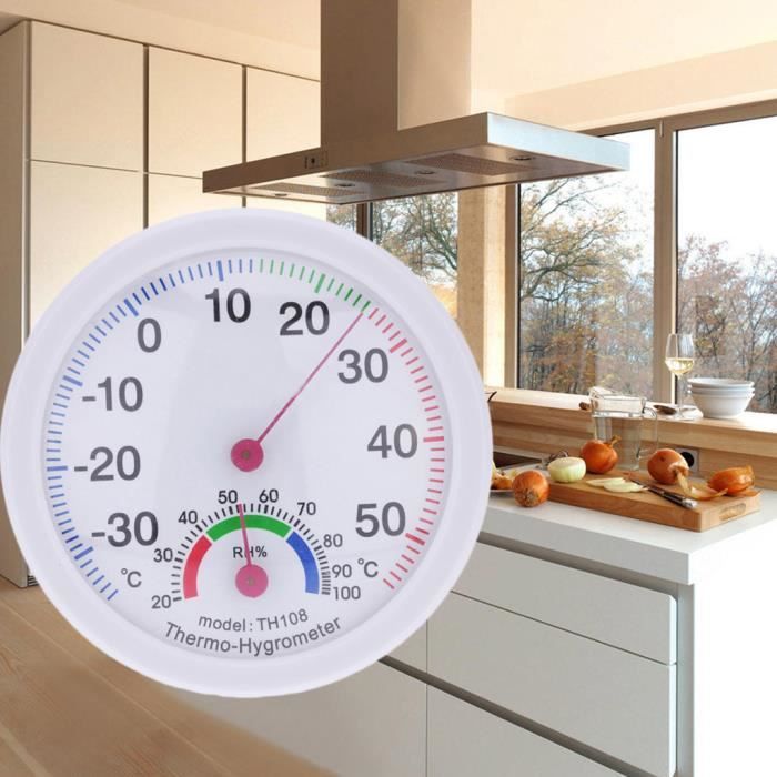 PACK OUTIL A MAIN Thermomètre intérieur extérieur température mètre hygromètre humidité horloge en forme LZQ81116812_365