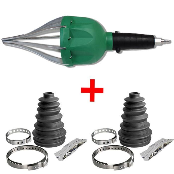 Outil Pince de Montage Pneumatique Expandeur de Soufflet de Cardan + 2 Soufflets