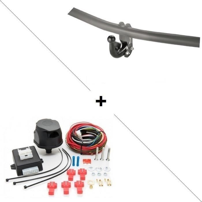 Siarr Westfalia - Attelage Peugeot 3008 y compris GTLine et GT (10-16-) Col de cygne + faisceau universel 7 broches + boitier