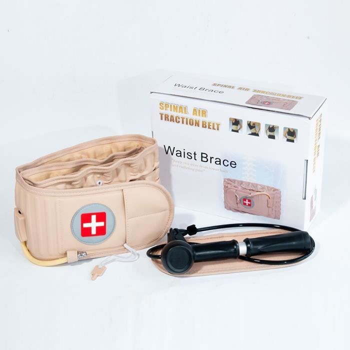 1 ensemble taille Air Traction orthèse ceinture colonne vertébrale soutien lombaire dos soulagement ceintu - HSJSZHA01271