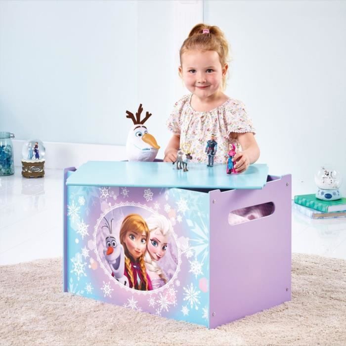 LA REINE DES NEIGES Coffre à Jouets en bois HelloHome