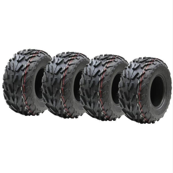 16x8.00-7 quad pneus VTT, pneus 16x8-7 route légale ATV E marqué 7- pouces, Set de 4.
