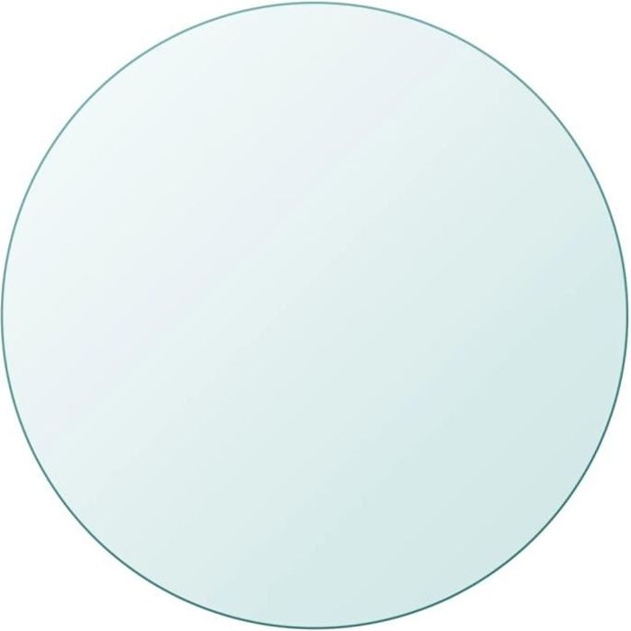 Dessus de table - PLATEAU DE TABLE - ronde en verre trempé 700 mm