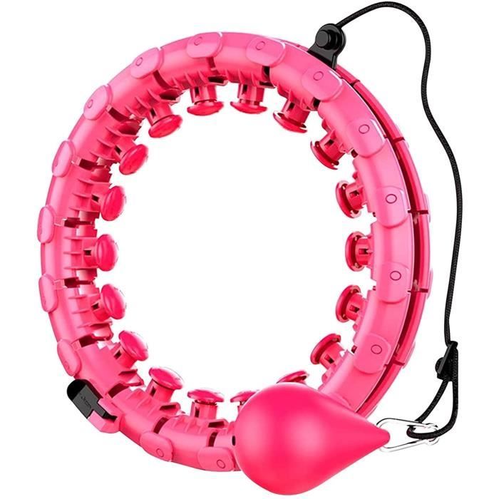 GFITNHSKI Équipement de Fitness pour Abdomen, Hula Hoop Intelligent, Cercles de Fitness Pilates réglables, Balle &a63