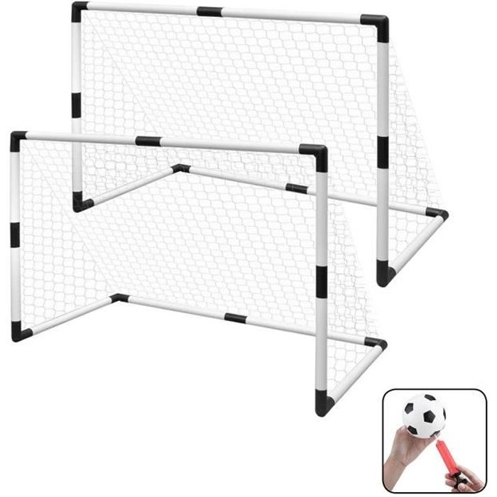 Cozytrix Deux mini buts de football avec ballon et pompe